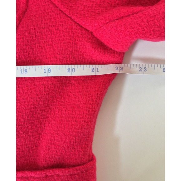 Wet Seal Junior's Jacket Sz XL Pink Wool Blend ~ Lighter Weight - Picture 6 of 11